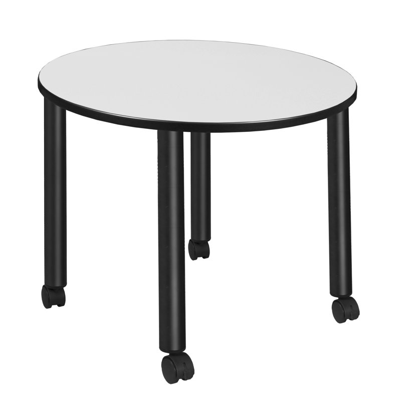 Plateau de table Regency Kee, Blanc, H 29 po x L 42 po x l 42 po