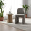 Chaise d'appoint Mino, gris chaud-147978707