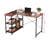 Kershner Home Office Desk with Bookshelf - 3-Tier Shelf Desk & Workstation