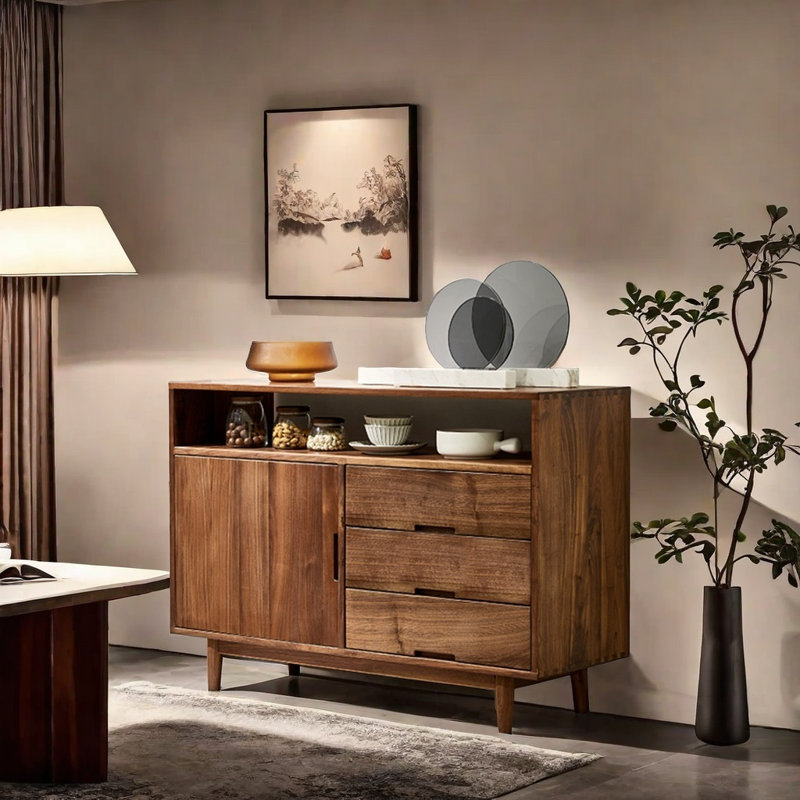 Simple Dining Room Accent Cabinets