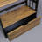 Solid Wood 2-tier Small Bookshelf With Drawer