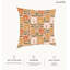 Housse de coussin floral en polyester