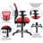 Siyer Mid-Back Mesh Ergonomic Office Chair with Adjustable Arms-796339959-767103203