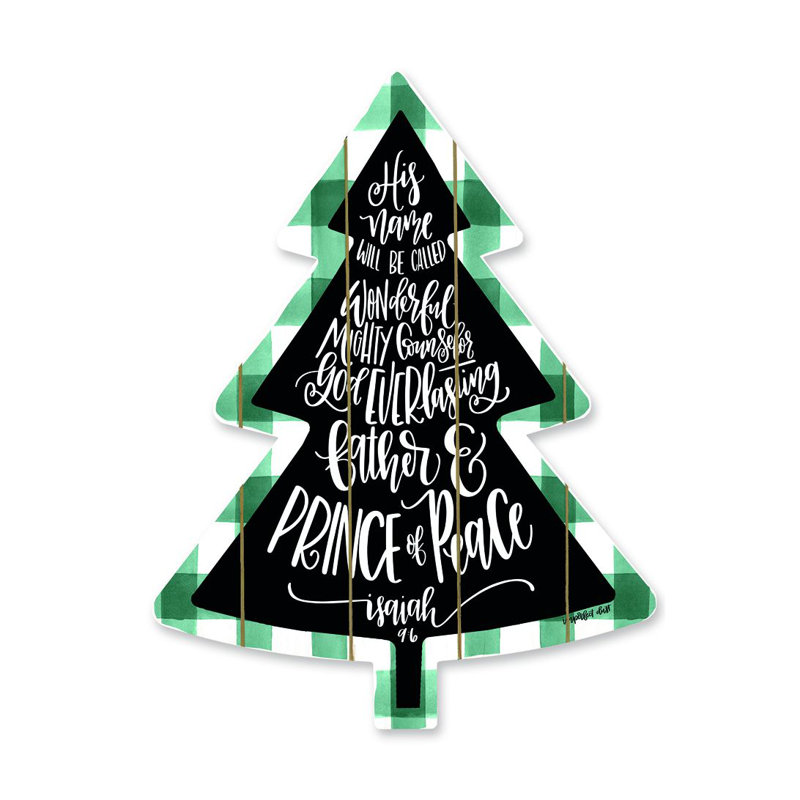 Découpes d’arbre de noël prince of paix