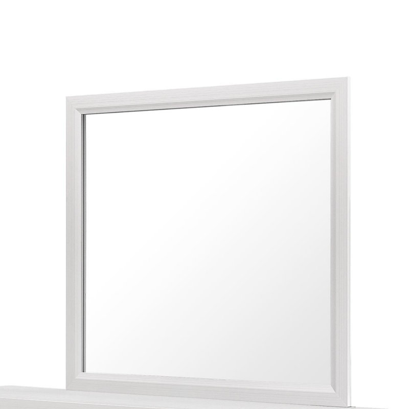 Ensemble de chambre à coucher 5 pièces, Double, Blanc