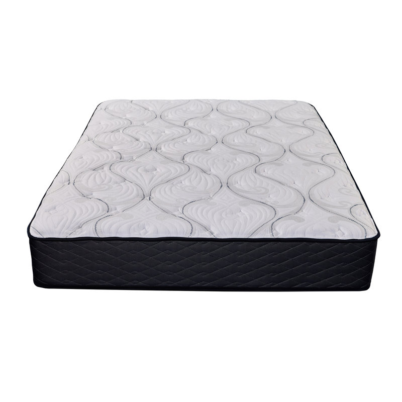 Matelas rafraîchissant avec mousse de confort et support central, 75 pouces de profondeur, 54 de largeur, 11 de hauteur, 70 livres, blanc et bleu, installation facile à installer