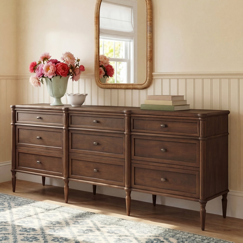 Honey 67'' W 8 - Drawer Dresser