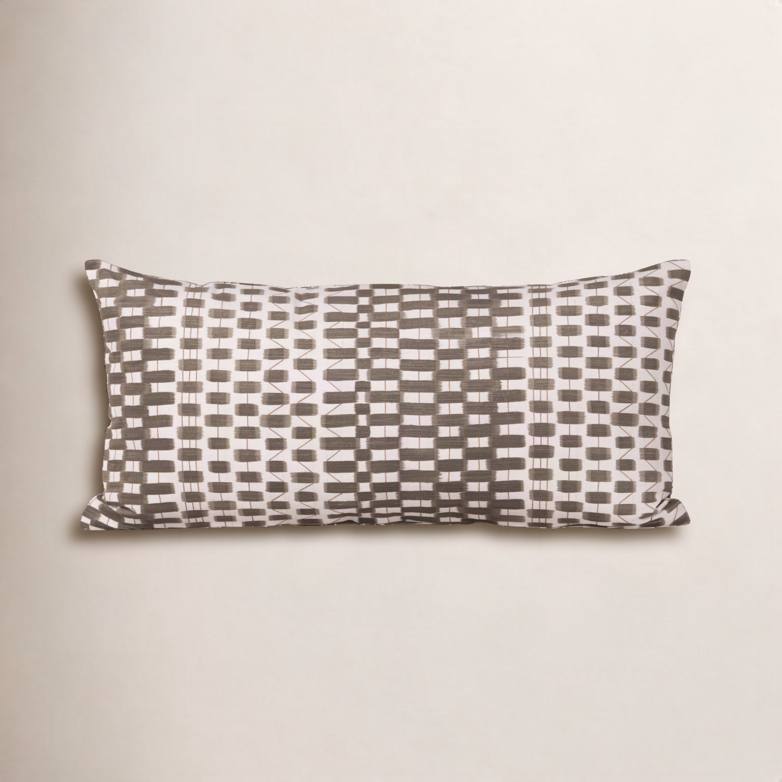 Lumbar Throw Pillow, Polyester, Blue, Rectangle 14"H x 26"W