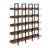5 Tier Bookcase With Metal Frame, Open Book Display Shelf, Vintage Industrial Bookshelf, MDF Board Storage Organizer Rack-668331915