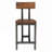 Bar Stools Set with Back,Wood Frame