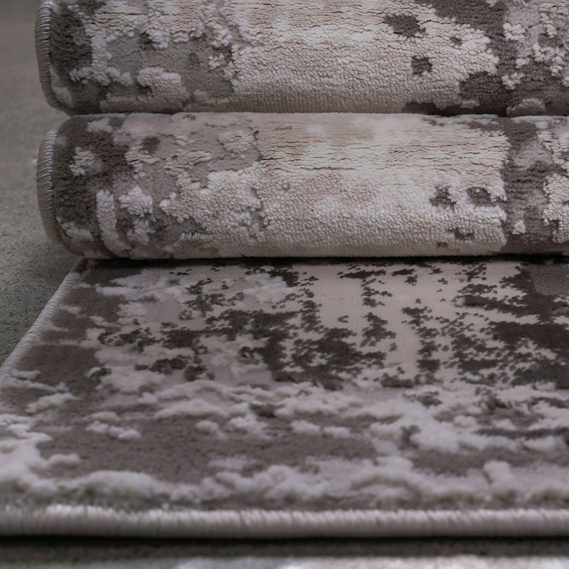 Tapis turc - GRIS, Rectangle 6 pi 6 po x 9 pi 5 po