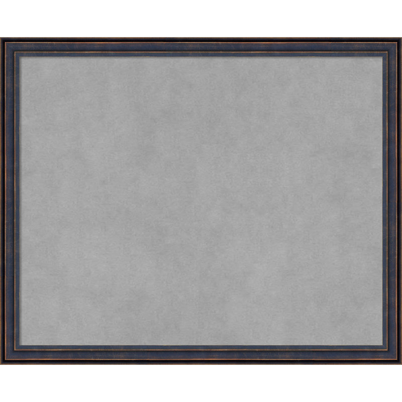 Tableau magnétique à cadre arrondi bronze foncé, H 18 po x l 22 po