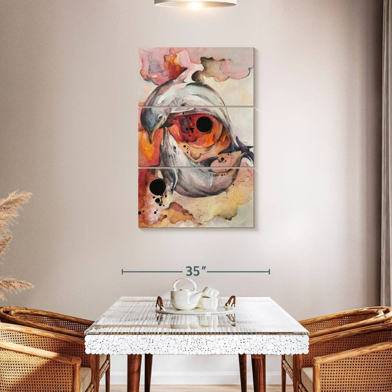Hardie Dolphin Couple, 45" H x 28" W