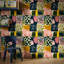 Papier peint géométrique patchwork géométrique-537119347