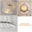Crystal Semi Flush Mount-1195887635