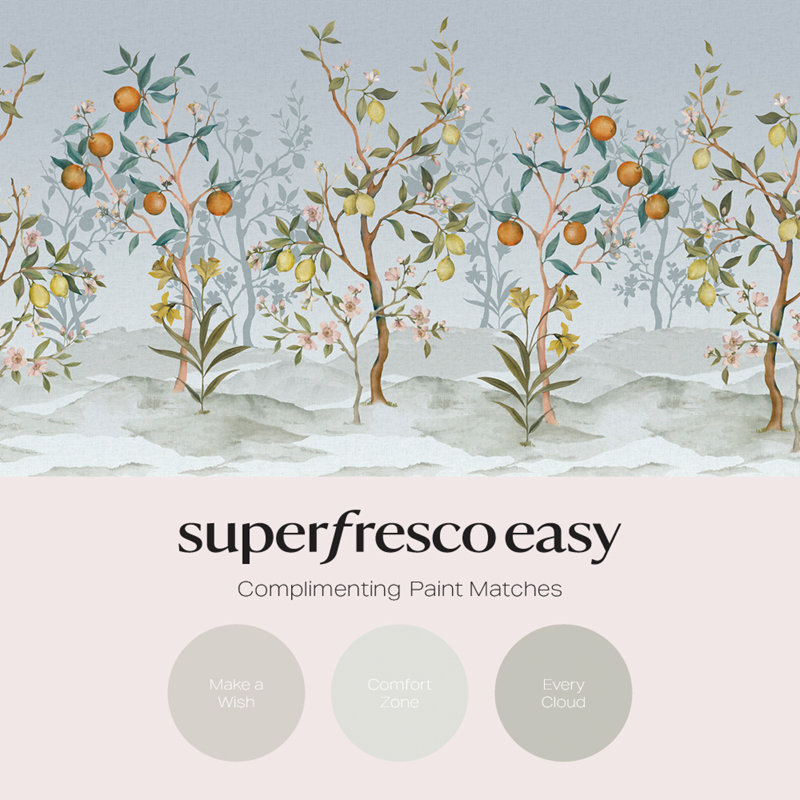 Superfresco Easy Isla Sage Fixed Size Mural, Blue