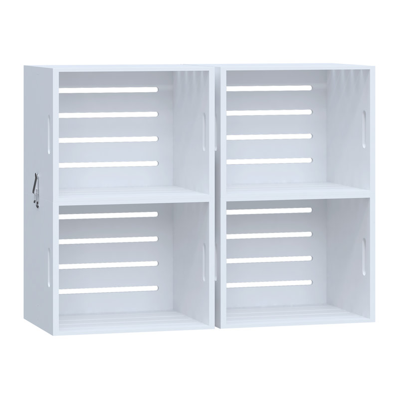 Genoveva 13'' H X 16.5'' W Furniture Cube Bookcase