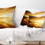 Coussin imprimé Fascinating Caribbean Beach en jaune - Sea & Shore-123281657