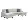 126" Reversible Sectional Set With Ottoman