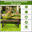 Banc de jardin extérieur en bois Outsunny