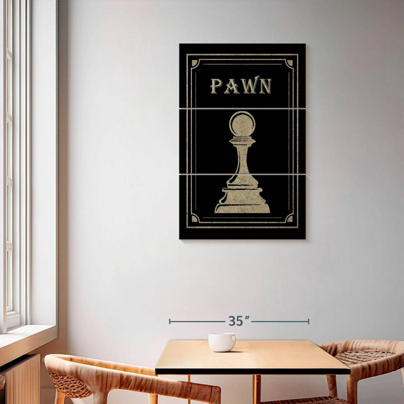 Senne Chess Pawn, 57" H x 36" W