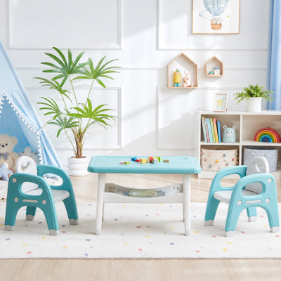 Kids Table and 2 Chairs Set
