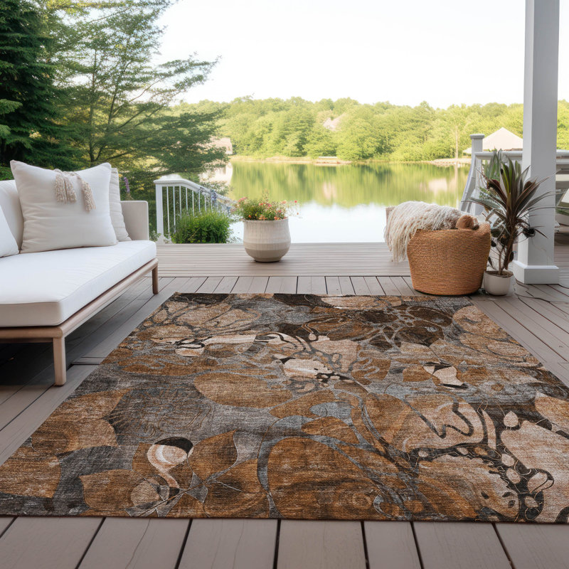  Altair Non-Slip Indoor/Outdoor Door Mat, Rectangle 5' x 7'6"