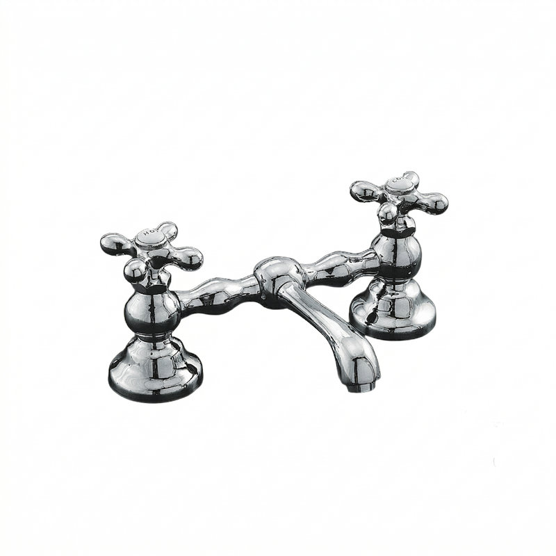  Robinet de salle de bain central avec drain Columbia, Chrome