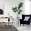 Arbre artificiel en pot moderne Ficus Lyrata-97704310