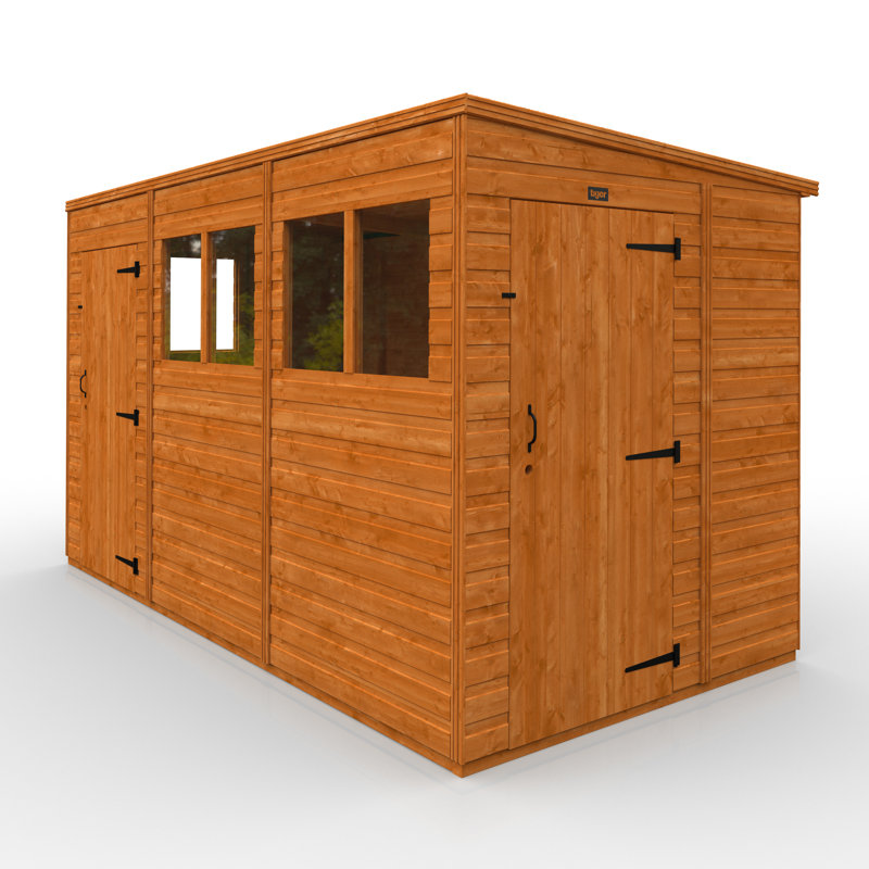 12x6w TigerFlex® Shiplap Pent 2-Door Shed