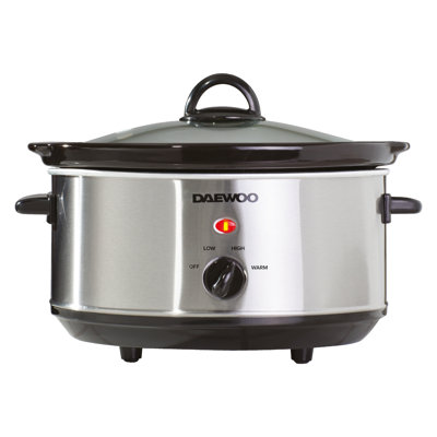 3.5L Slow Cooker Dishwasher Safe with Removable Pot