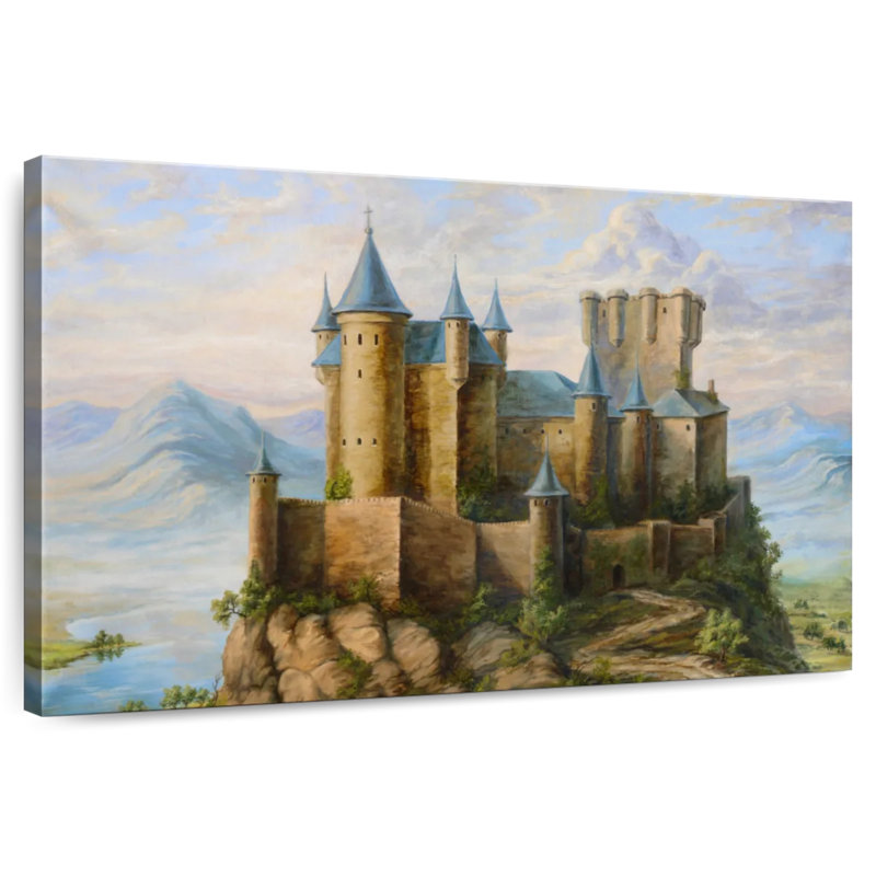 Lilie Castles, 16" H x 24" W