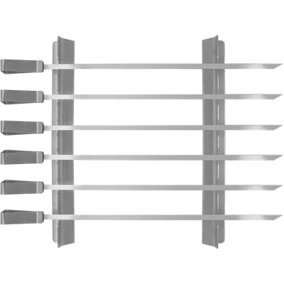 Brochettes en acier inoxydable et kebabs shish chichekébab gril