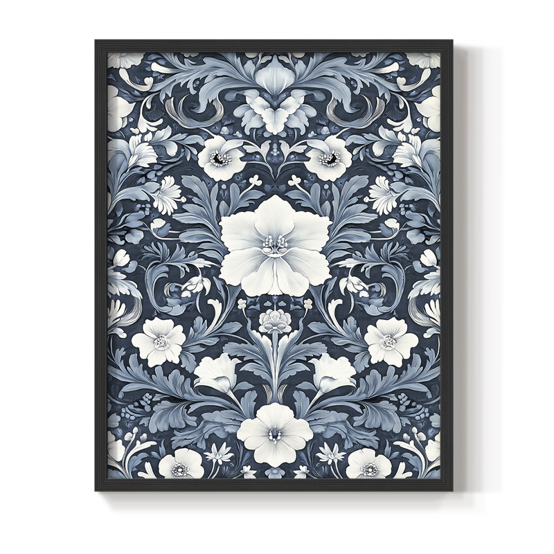 WM MORRIS Series DCCXLIV  -Premium Framed Print -Ready to Hang - No Nails Required