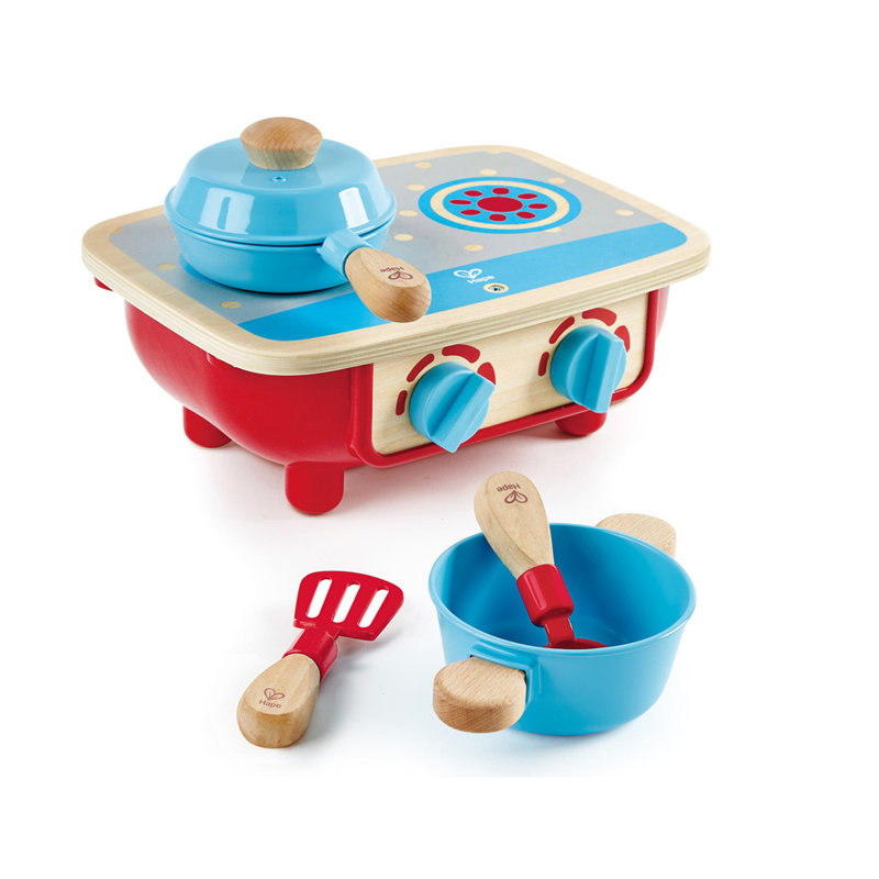 Kids Toddler Wooden Pretend Kitchen Set