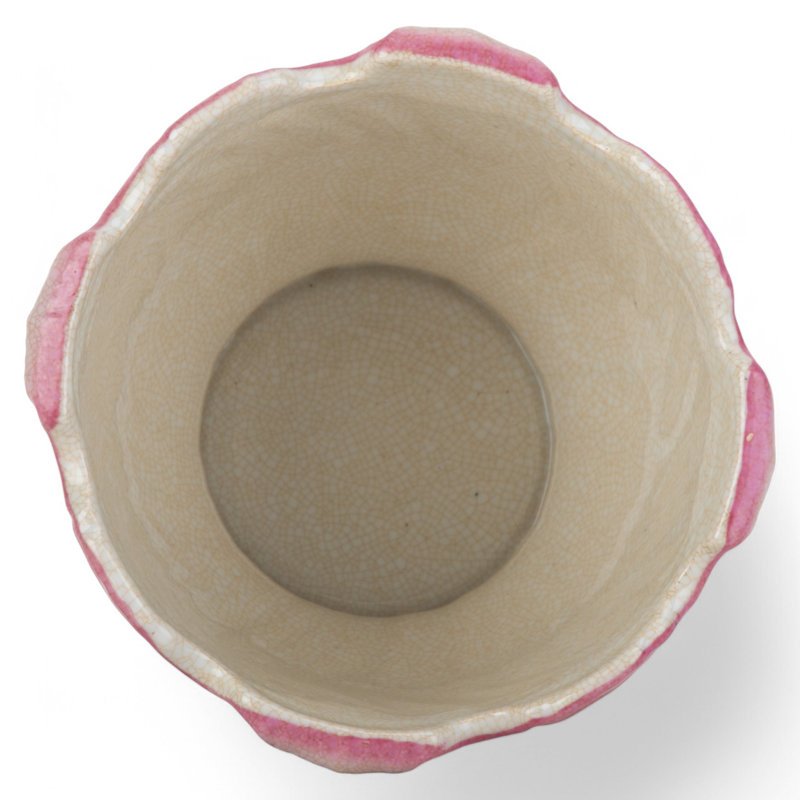 Porcelain Scallop Planter Regency