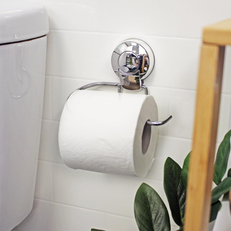 Abhinav Wall Mounted Toilet Paper Holder, Chrome