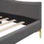 Upholstered Daybed With Headboard And Armrest, Support Legs-1827562103-1827562100