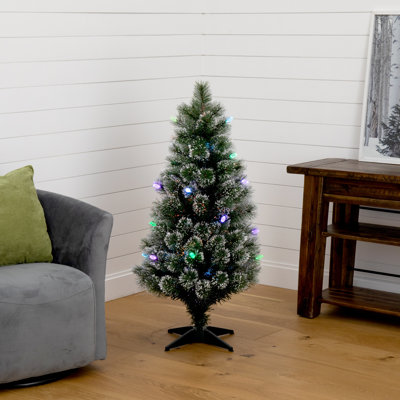 Illar Easy Set-Up 48' Lighted Pine Christmas Tree