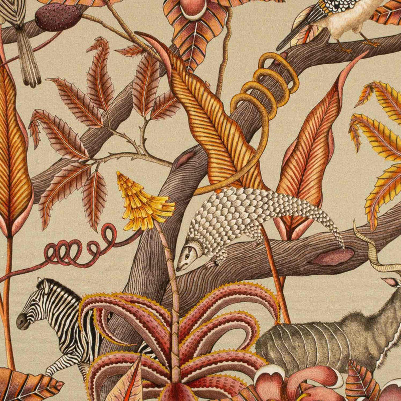 Ardmore Linen Fabric, Plum