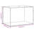 Vidaxl Display Box Transparent 22.0X14.2X14.6" Acrylic-119892983
