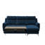 Izola 3 Seater Velvet Sofa Bed-1177284083-1177284095