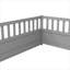 Lit plateforme double en pin massif gris ardoise Montessori pour chambre d'enfant-1389150185-1389150183