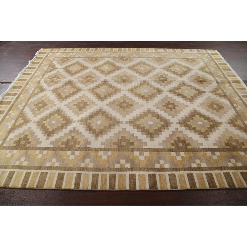 One-of-a-Kind 8'1" X 10'1" New Age Wool Area Rug in
