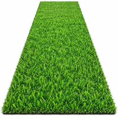 3 ft. x 16 ft. Artificial Grass Turf Roll, 48 sq. ft. Synthetic Lawn with 1.6 in. Pile for Balcony, Patio, Garden and Backyard