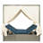 Adjustable Outdoor Sun Lounger With Canopy, Multi-Position Recline & Removable Cushion – Patio, Garden & Poolside Lounge Chair-1361006787