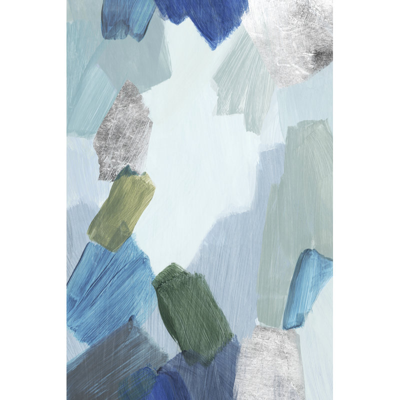 Liquid Links II 1 Piece Painting on Canvas, 91cm H x 61cm W, Wrapped Canvas