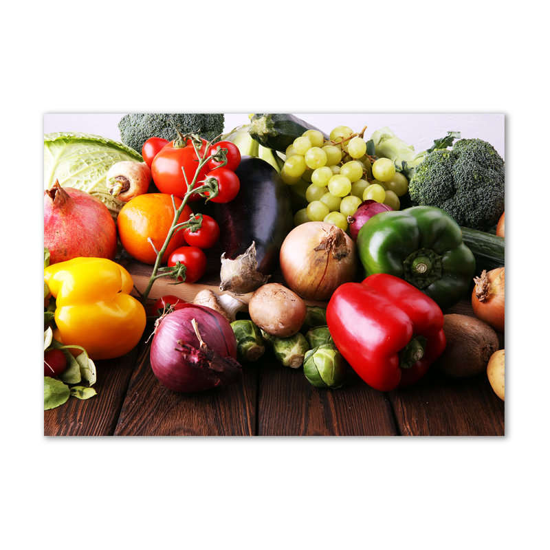 Vegetables And Fruits - Wrapped Canvas Print