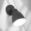 Grey Industrial Style Directional Unswitched Wall Light