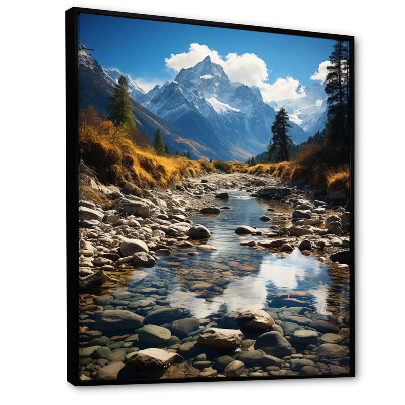 États-Unis, parc national de Grand Teton - États-Unis, art mural, H 40 po x l 30 po x P 1,5 po, Cadre flottant noir